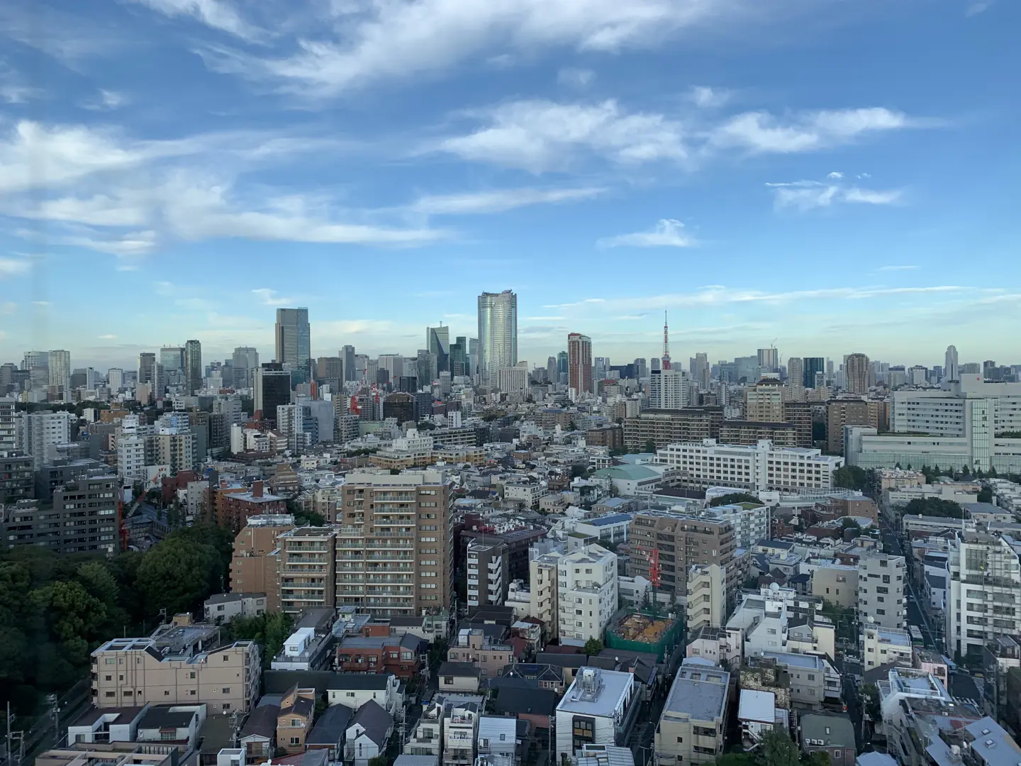 東京の高層ビルと街並み